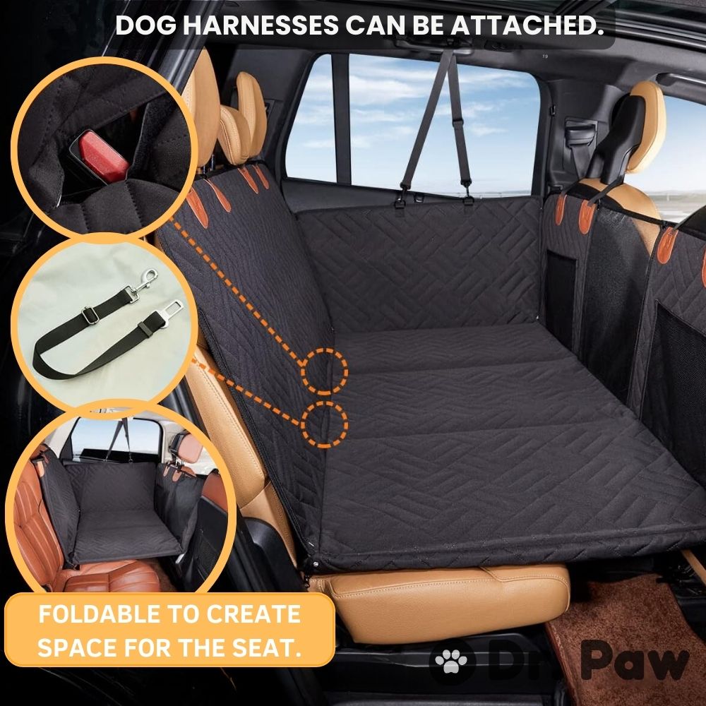 dog back seat cover hard bottom
