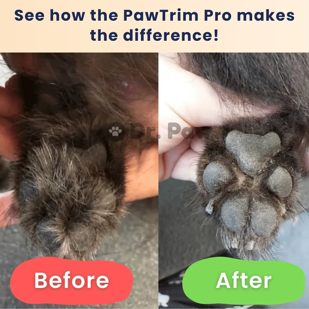 PawTrim Pro Deluxe Bundle - before and after