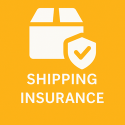 Shipping insurance against damage, loss and theft!